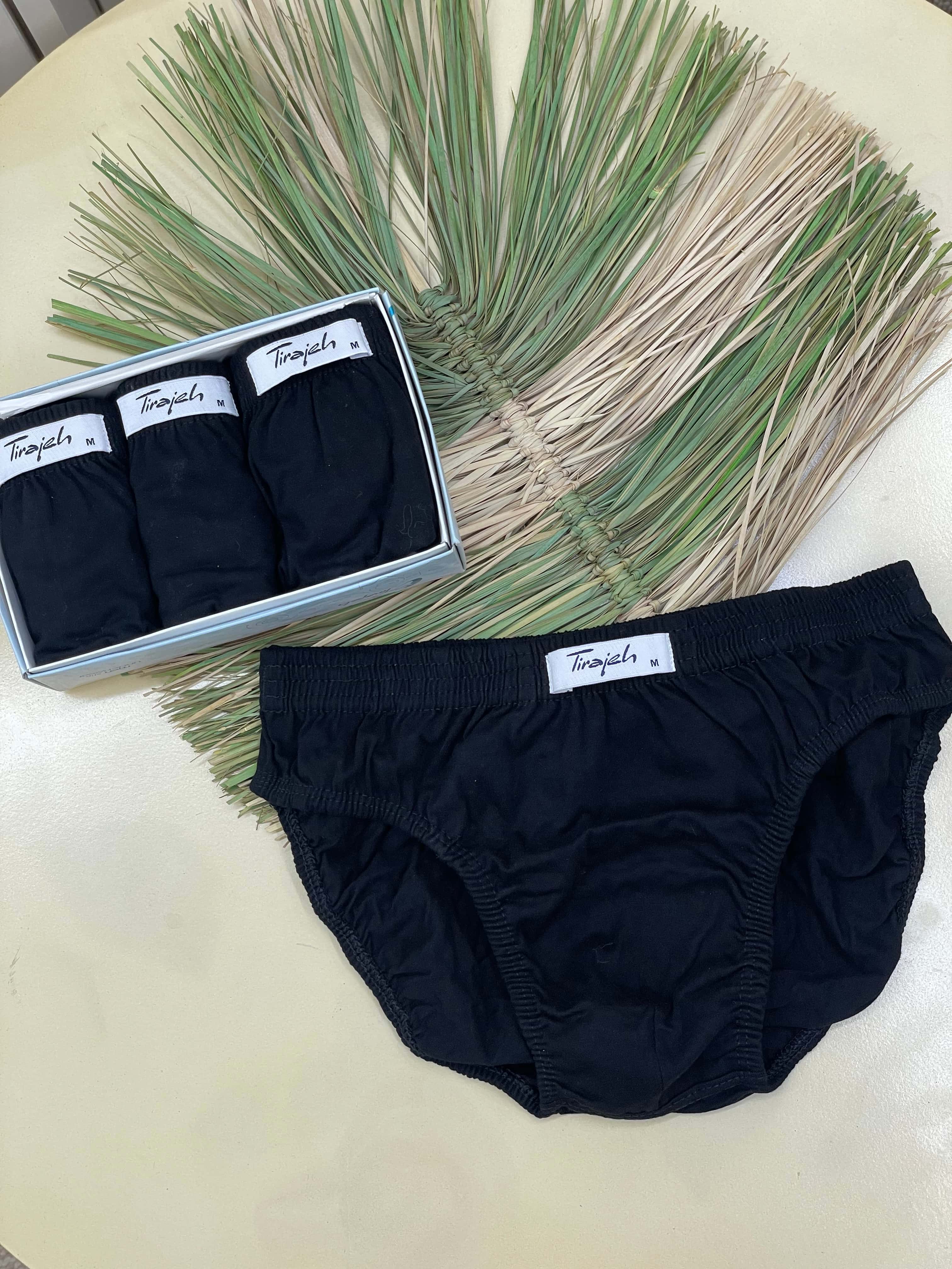 شورت اسلیپ مردانه مشکی تیراژه